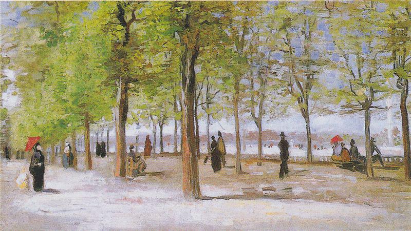 Vincent Van Gogh Parkway in Jardin du Luxembourg china oil painting image